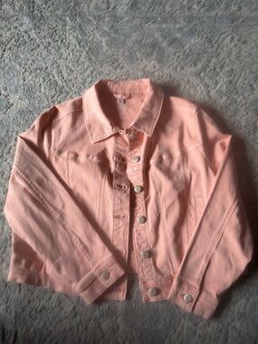 Addition Elle Pink Jean Jacket